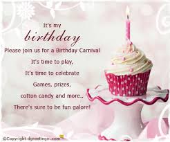 Girls Birthday Invitation Wording | Dgreetings.com via Relatably.com