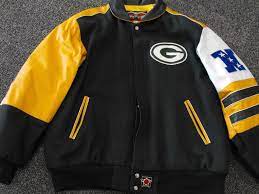 Green Bay Packers Jh Design Wool Leather Varsity Jackets Green Bay Packers Green Bay