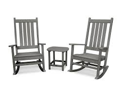 vineyard 3 piece rocking set in 2021 rocking chair porch rocking chair set outdoor rocking chairs