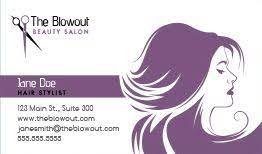 Tags that describe this business card: Hair Stylist Salon Business Cards Design Custom Business Cards