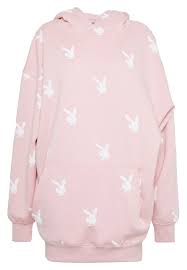 Maybe you would like to learn more about one of these? Missguided Playboy Bunny All Over Hoodie Dress Freizeitkleid Baby Pink Pink Zalando De