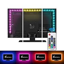 Tv Backlight Kit Bias Lighting For Tv Led Strip Lights Usb Powered Led Light Strip Rf Remote 30 55 Inch Tv Desktop Pc Reduce Eye Strain Increase Image Clarity Walmart Com Walmart Com