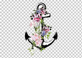 Browse more anchor flower vectors from istock. Tattoo Flower Flash Anchor Color Png Clipart Anchor Art Body Piercing Color Craft Free Png Download