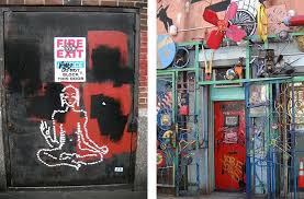 Artistic Doors Painted Doors In Nyc Street Art On Doors