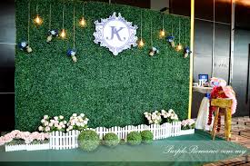 Grass Backdrop Garden Theme Wedding Setup Decoration Decor Deco Backdrop Stage Photo Booth Ba Backdrop Decorations Grass Backdrops Photo Booth Backdrop