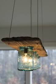 Die lampe ist selbstgemacht mit 4 halogenleuchten,funktioniert! Esstisch Lampen Super Interessantes Design Diy Chandelier Glass Shade Pendant Light Wooden Lamp