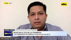 Hernán Rivas en el ojo de la tormenta: CGR terminaría en febrero análisis  de sus DD.JJ.