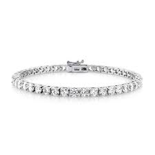 Umode clear crystal tennis bracelet for women men bracelet cubic zirconia jewelry party wedding hip pop accessories 2019 ub0097d. Cate Chloe Kaylee 18k Tennis Bracelet Women S 18k White Gold Plated Tennis Bracelet W Cubic Zirconia Crystals 7 Sparkling Stone Bracelet For Women Silver Cz Wrist Wrap Bracelets Msrp 170