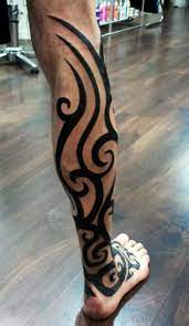 Calf tattoos are an incredible spot for a tattoo. 102 Graceful Tribal Tattoos For Leg