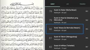 'abasa (bermuka masam) 42 ayat. Surat Abasa Artinya