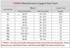 yianna womens latex sport girdle waist training corset