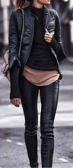Dress Winter Night Leather Jackets 56 Ideas Fashion Clothes Leather Jacket Outfits