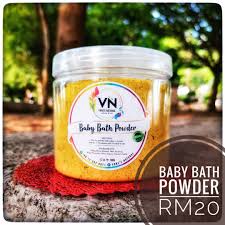 Can be used as a complete body wash for the baby. Baby Bath Powder The Vajram
