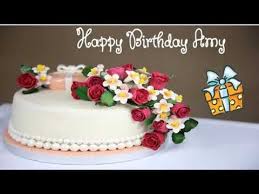 Birthday Cake Images With Name Angel Happy Birthday Amy Image Wishes Youtube Happy Birthday Cake Images Happy Birthday Cakes Happy Birthday Brother
