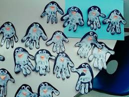 Bird On The Head Figure Of Speech Handprint Penguin Craft Inspired By Eric Carle S From Head To Toe Prek Crafts Eric Carle Activities Teaching Crafts