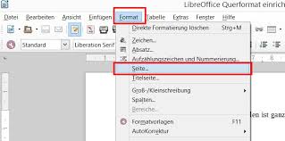 Und dann noch ein problem, open office erstellt immer weitere zeilen/spalten als notwendig, kann ich das stoppen? Libreoffice Querformat Einrichten Alle Einzelne Seite So Geht S