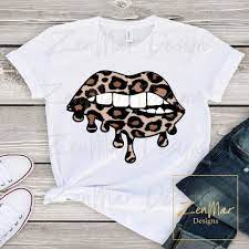 Leopard Lips Edgy Lips Mouth Leopard Ready To Press Heat Etsy In 2021 Cute Shirt Designs Diy Shirt Homemade T Shirts