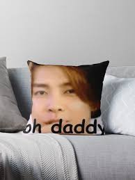 NCT Johnny "oh daddy" meme" Pillow for Sale by mapao
