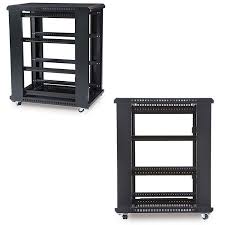 Adjustable 19 profiles front & rear. Open Frame Network Rack Cabinet Cold Rolled Steel 22u 18u Server Rack