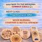 Wood Burning Coasters + Bottle Opener: Halfway to...