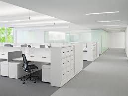 White Office Interior Design By Garcia Tamjidi Home Office Design Office Interiors Office Interior Design