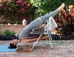 A Supported Shoulderstand Restorative Yoga Yoga Everyday Restorative Yoga Poses