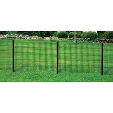 5ft Black Chain Link Fence Gate Forgeright Deco Grid 4 Ft X 6 Ft Steel Black Fence Panel Fence Design Fence Backyard Fences