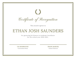 Appreciation certificate wording employee of the year month. Free Printable Customizable Recognition Certificate Templates Canva