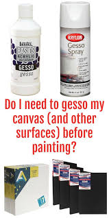 Should I Gesso My Canvas Or Surface Before Painting Acrylic Painting Tips Acrylic Pouring Art Pouring Painting