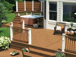 7 Sizzling Hot Tub Designs Hot Tub Patio Decks Backyard Hot Tub Landscaping