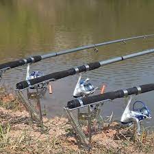 Auto Spring Rod Holder Thefuturaworld Rod Holder Fishing Rod Holder Fishing Rod