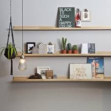 vtwonen fotolijstplank eiken planken muur slaapkamer planken fotolijst planken