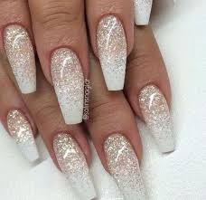 How to remove acrylics without destorying your nails: Diy Glitter Nails Sliver Pink Clear Gold Short White Coffin Summer Black Champagne Tips Neutral Glitte Clear Glitter Nails Nail Designs Glitter Champagne Nails