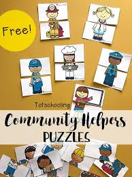 Community Helpers Puzzles Community Helpers Preschool Community Helpers Community Helper Lesson