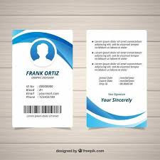 Our id card template psd free download comes in an easily customizable format and this makes it easier for you to personalize the same by adding logo, text, images, and other such design elements as per your own requirements. 66 Blank Id Card Template With Flat Design In Photoshop With Id Card Template With Flat Design Cards Design Templates