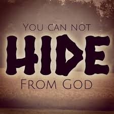 Image result for Picture of people trying to hide from God