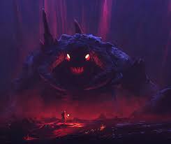 Monster Concept On Instagram Titan S Lair Art By Domenico Sellaro Follow Monsterconcept For More Con Art Station Concept Art Traditional Paintings