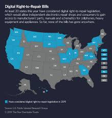 Washington state, as previously mentioned, is seemingly ahead of the curve, with a goal of getting its pua program up and running by april 18; Tech Giants Fight Digital Right To Repair Bills Route Fifty