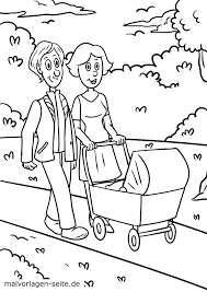 Malvorlage Familie Beim Wandern Coloring And Malvorlagan