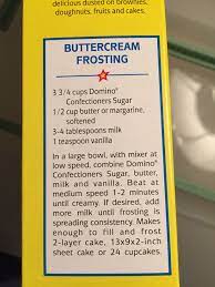 Buttercream Frosting Domino Sugar Cake Frosting Recipe Vanilla Buttercream Frosting Buttercream Frosting Recipe
