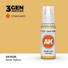 AK-Interactive: (3rd Gen) Acrylic - Sand Yellow (17ml)