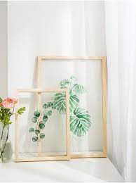 起贝北欧风格植物龟背竹玻璃画树叶摆画客厅背景墙绿植装饰画 淘宝网 decorative tray decor home decor