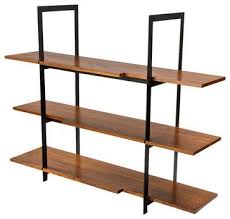 Wood And Black Steel Shelving Unit Modern Display And Wall Shelves By Stylo Furniture And Design Steel Shelving Unit Metal Wall Shelves Steel Shelving
