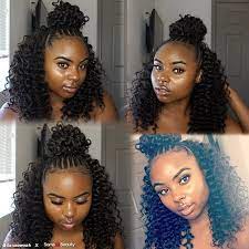 70 Crochet Braids Hairstyles And Pictures Half Braided Hairstyles Kids Braided Hairstyles Curly Crochet Hair Styles