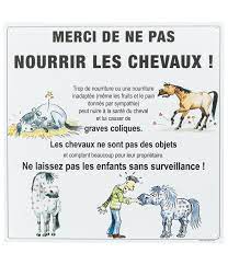 Upload, livestream, and create your own videos, all in hd. Tableau D Ecurie Merci De Ne Pas Nourrir Les Chevaux
