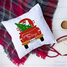 Not only has buffalo plaid been a huge trend this year in the crafting. Cute Christmas Back Of Truck Svg Collection For Holiday Crafts