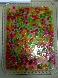 Cara membuat agar agar : Agar Agar Cermin A Jelly With Variety Of Colors Recipes Food Cooking