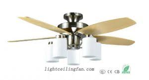Decorative Home Flush Mount Ceiling Fan Light Kit 42 Inch 5 Blade Antique Brass Ceiling Fan Light