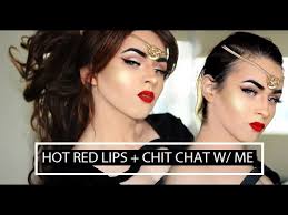 HOT RED LIPS MAKE-UP TUTORIAL 2017