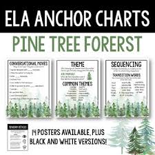 Ela Anchor Charts Pine Tree Forest Bundle